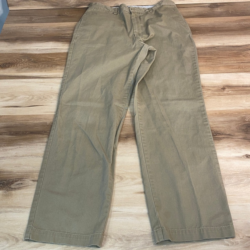 Tommy Hilfiger Chino Pants Mens 36x34 Khaki Straight Leg Relaxed